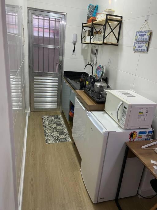 Seu Apartamento Na Praia プライア・グランデ エクステリア 写真