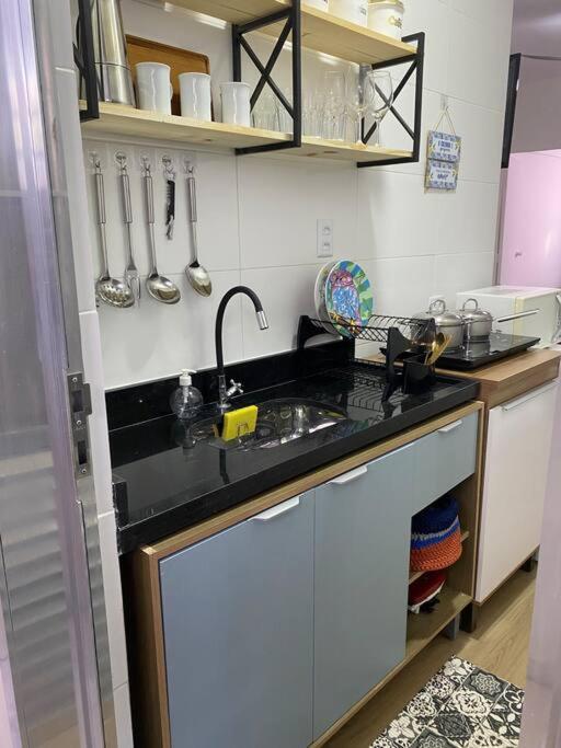 Seu Apartamento Na Praia プライア・グランデ エクステリア 写真
